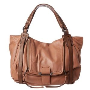 Kooba Jonnie Contrast Walnut Hobo Bag
